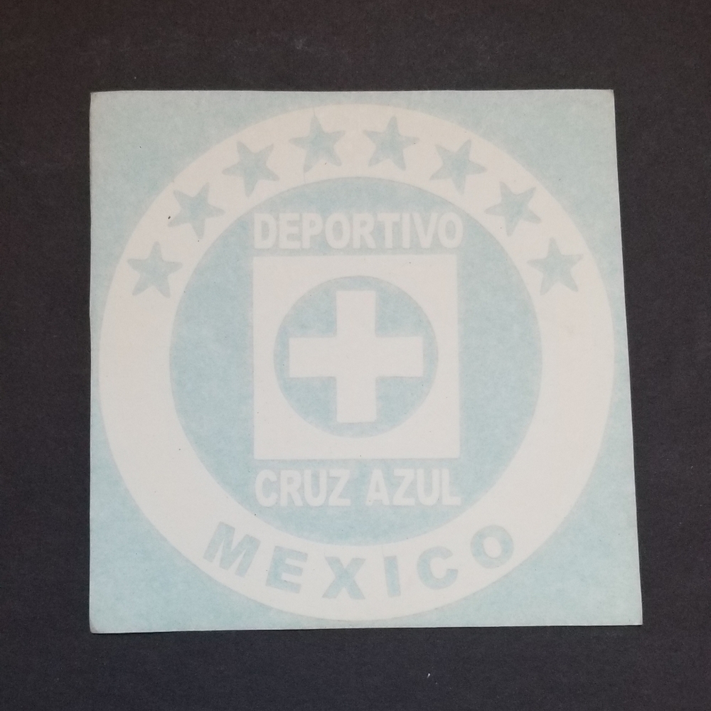 Cruz azul calcomania para el carro